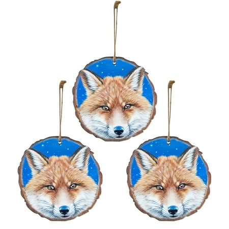 

Christmas Decorations Savings Clearance 2022! TAGOLD Christmas Decoration Lovely Christmas Round Wooden Hanging Night Scenery Printed Pendant