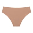 thumbnail image 1 of Gibobby Ropa interior bikini elástica para mujer Traceless Sports Fitness Tanga T Pantalones Bragas Mujer Cintura Transpirable Calzoncillos de secado rápido Sentido de mujer C(Beige, XL), 1 of 5