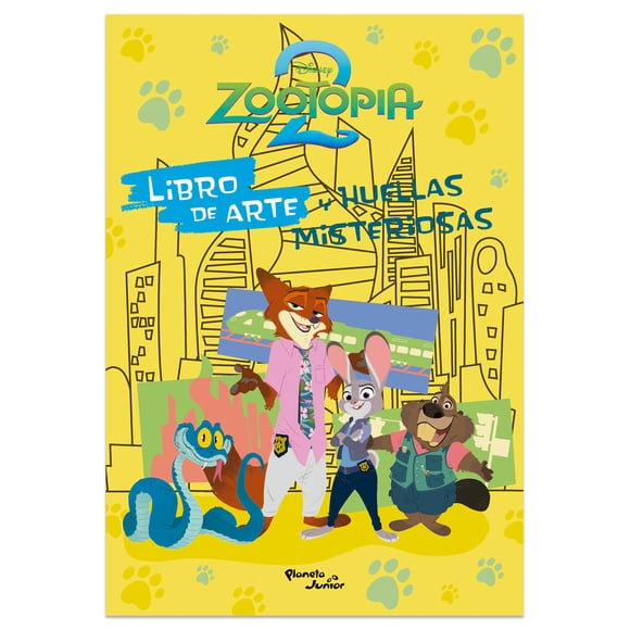 Zootopia 2 Libro de Arte y Huellas Planeta Libro de bolsillo 1ra edicion