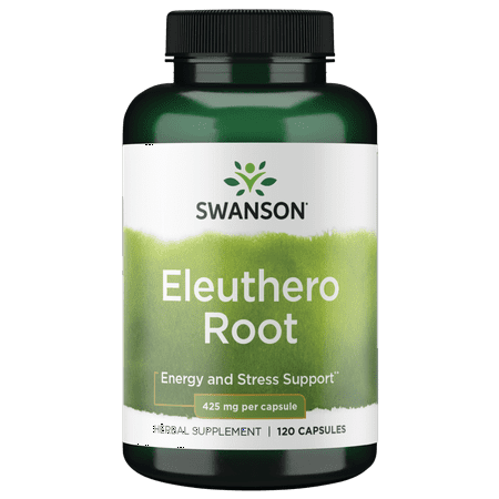 Swanson Eleuthero Root 425 mg 120 Capsules