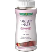 Nature's Bounty Optimal Solutions Hair, Skin and Nails Gummies, 80 ea (Pack of 2)