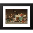 thumbnail image 2 of Federico Mazzotta 18x13 Black Modern Framed Museum Art Print Titled - A Mishap, 2 of 5