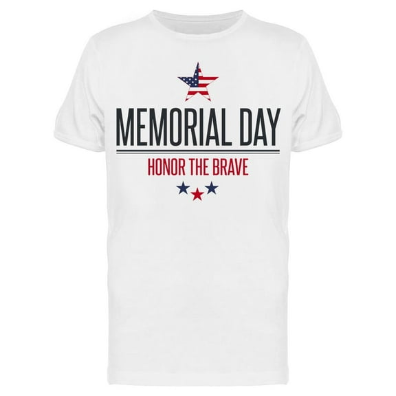 Memorial Day, Honor The Brave Tee Men's -Image by Shutterstock