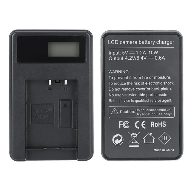 Single Slot Battery Charger, Plastic Circuit Camera Battery Charger Shortage Protection For Travel For NP-BX1
