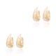 thumbnail image 4 of Guardurnaity Pendientes de acrílico en forma de C, colgante de aro de estilo Retro, joyería exagerada geométrica, pendiente de decoración para Type5 NO5, 4 of 6