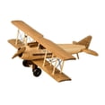 thumbnail image 2 of Manualidades con modelos de aviones, decoración de aviones de escritorio, adorno de biplano de madera para Estilo D, 2 of 9