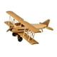 thumbnail image 2 of Modelo de avión hecho a mano, decoración de avión de escritorio, adorno de madera para oficinas. Estilo D, 2 of 9