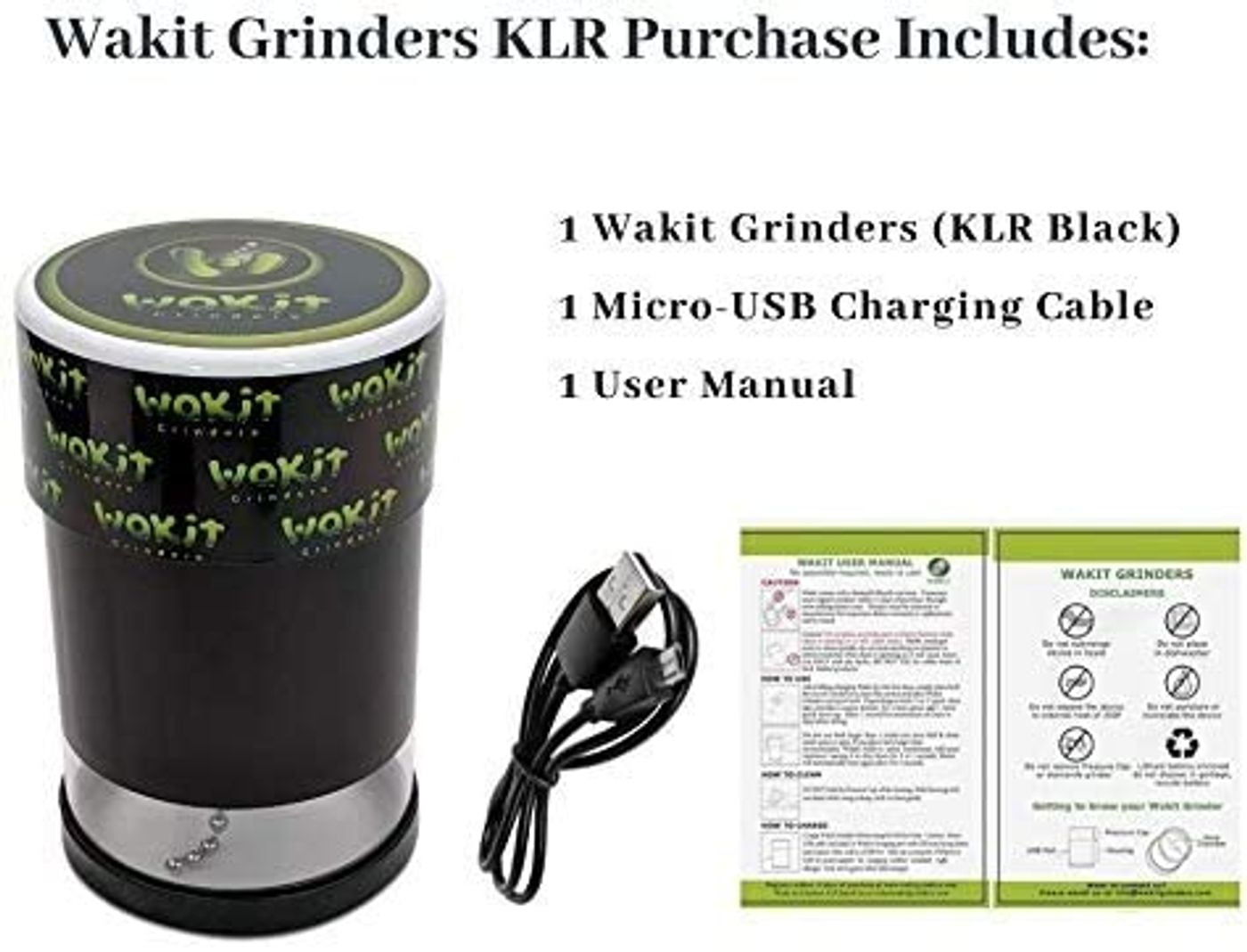 Wakit Grinders Black (3rd Gen) - Wakit Grinders