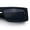 Matte Black Frame - Black Lens, variant on SA106 Mens Slim Rectangular Sunglasses Luxe Thick Arms / Shiny Black