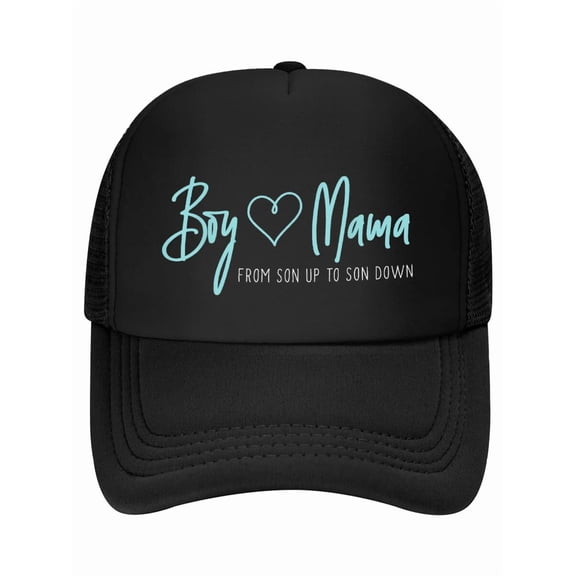 Boy Mama from son up to son down - Mother Mom Baseball Cap