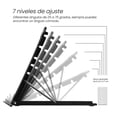 thumbnail image 3 of Base Soporte Laptop Malla Mesh Plegable Ajustable 6 Niveles, 3 of 7
