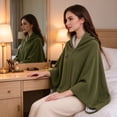 thumbnail image 4 of LKXOTTK USB Heated Shawl Wrap for Women Wearable Blanket with 3 Heat Settings Fast Heating for Indoor Outdoor, 150x80cm, 4 of 7