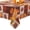 Fall-2, variant on Fall Tablecloth 55x55 Inch Clearance, Boho Table Cloth Square Tables for Fall Decorations, Orange Waterproof Rectangle Tablecloth Decor for Thanksgiving Gift