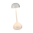 thumbnail image 3 of Lámpara de mesa de metal, lámpara de escritorio decorativa, recargable por USB, moderna luz de noche, lámpara de noche para oficina, dormitorio, sala Arte blanco, 3 of 9