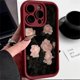 thumbnail image 3 of Funda de silicona con pintura al óleo para iPhone, carcasa con flor rosa blanca para iPhone 11, 12, 13, 14, 15 Pro Max, XS, X, XR, 78 Plus, SE 2020, 3 of 5