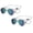 Blue, variant on New! Speedo Sunny G Adult Swim Goggles, Blue Mirrored Lens, UV & Fog Protection, Sunglass Style, Comfee Fit