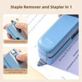 thumbnail image 5 of Deli  40 Sheet Stapler, Desktop Staplers with Integrated Staple Remover, Office Stapler, Blue, 5 of 7