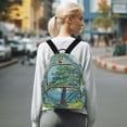 thumbnail image 7 of FORMRS Mini Backpack Purse for Women Travel Daypack Casual Shoulder Bag, Blue Mountain, 7 of 7