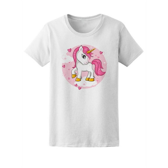 Beautiful Magical Trendy Unicorn Tee Women's -Image by Shutterstock