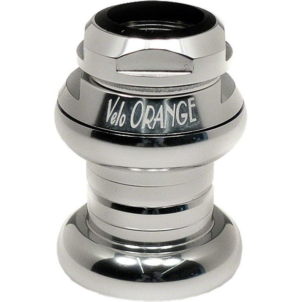 Velo Orange Grand Cru 1" Threaded Sealed Bearing Headset Polished Silver
