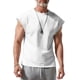thumbnail image 2 of Hombres sin Mangas Camiseta Casual Color Sólido Hombro Delgado, Top de Moda para el Gimnasio Y el Uso Diario, 2 of 9