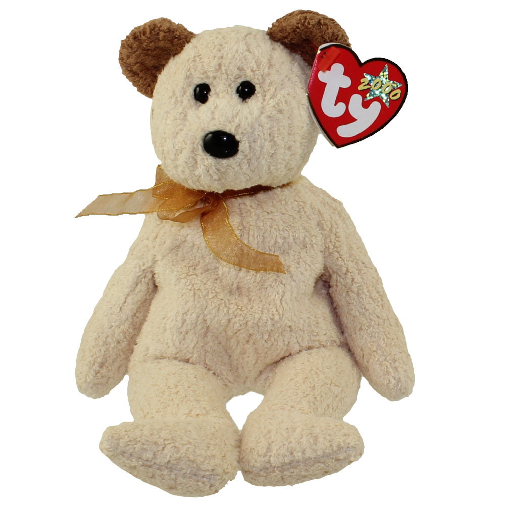 TY Beanie Babies Peace the Bear Stuffed Animal Plush Toy 8 inches tall