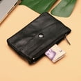 thumbnail image 6 of JUNTEX Women's Short Small Wallet Ladies Leather Purse Key Ring Coin Card Holder, 6 of 14