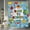 Color 2, variant on Find Joy in The Journey Shower Curtain Welcome Flags Books Cartoon Train White Brick Wall Shower Curtains for Kids Bathroom Bathtub Camping Hostel Hotel Decor with Hooks 36x72 Inches