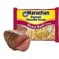 thumbnail image 3 of Maruchan Roast Beef Ramen Noodle, 3 oz, Pack of 12, Bundled With V2U Utensil, 3 of 6