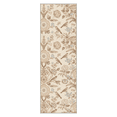 thumbnail image 5 of GENIMO 2' x 6' Runner Rug, Machine Washable Non Slip Low Pile Hallway Runner Rug for Kitchen Laundry Room, Botanical Floral, Dusty Beige, 5 of 6