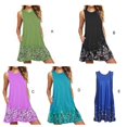 thumbnail image 4 of Jumpingount Vestido Cuello Hasta La Rodilla Vestido Mujer Estampado Ropa Vestidos negro L Jumpingount AP002066-11, 4 of 6