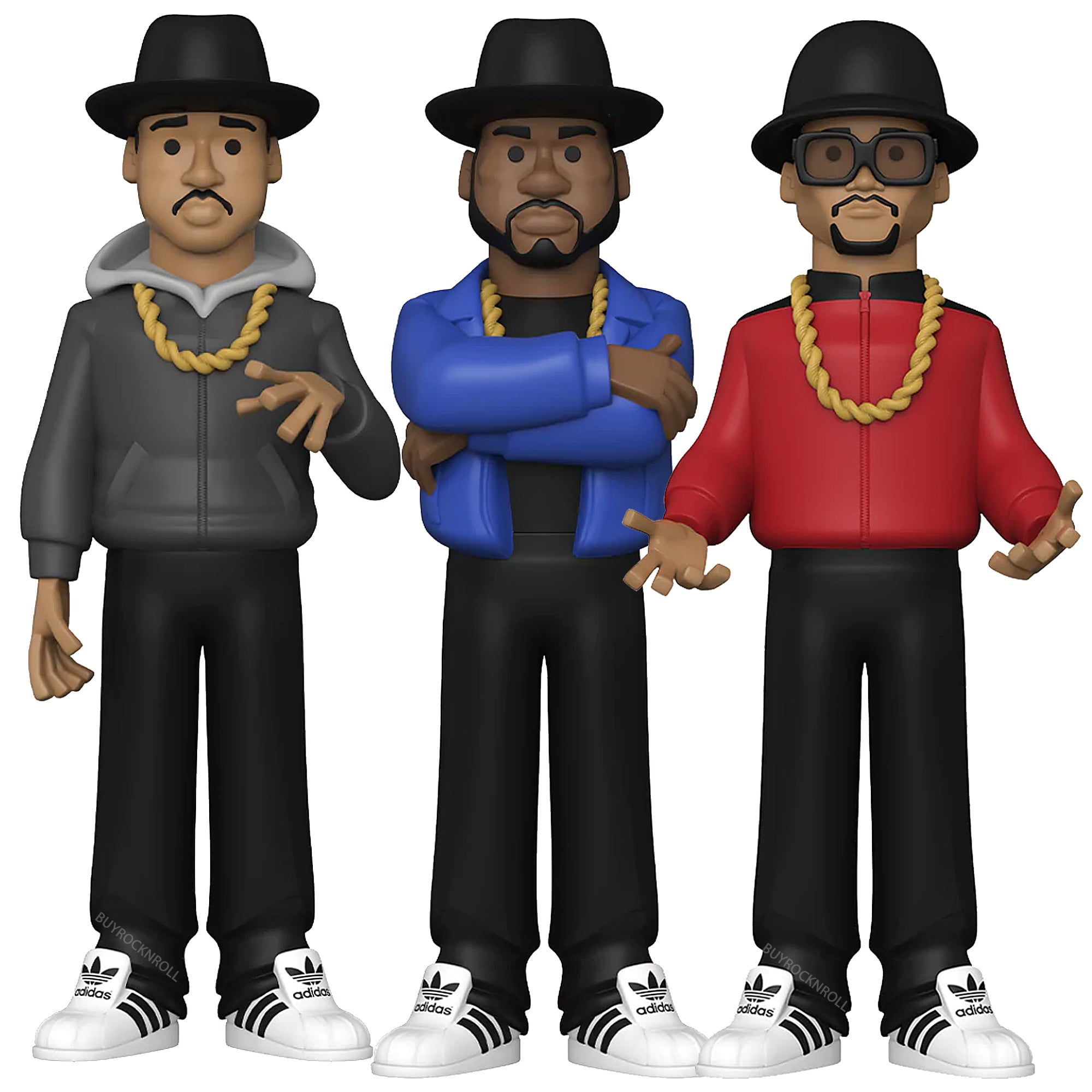 Funko POP Rocks: Run-DMC Vinyl Figures Set of 3 | Collectible Size