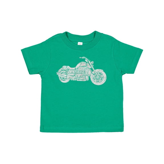 Inktastic Distressed Motorcycle Boys or Girls Toddler T-Shirt