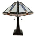 thumbnail image 3 of Amora Lighting  23 in. Tall Tiffany-Style Mission Table Lamp, 3 of 4