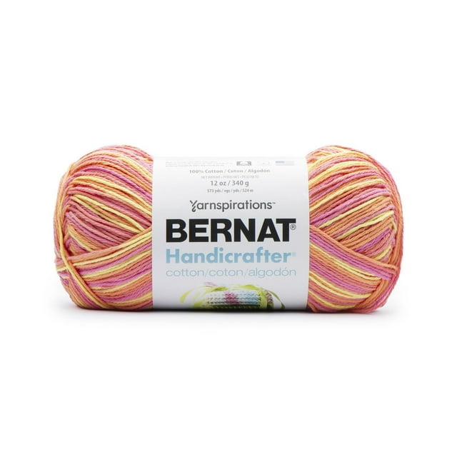 Bernat® Handicrafter® Ombre Yarn, Cotton #4 Medium, 12oz/340g, 573 Yards