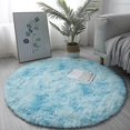 thumbnail image 1 of Plush Round Rug Mat Fluffy White Carpets for Living Room Soft Home Decor Bedroom Kid Room Decoration Salon Thick Pile Rug, 1 of 5