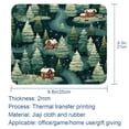 thumbnail image 5 of Christmas Gaming Mouse Pad, Desk Mat, Square 8.3x9.8 Inch Non-Slip Rubber Bottom Printed for Office and Gaming, 5 of 6