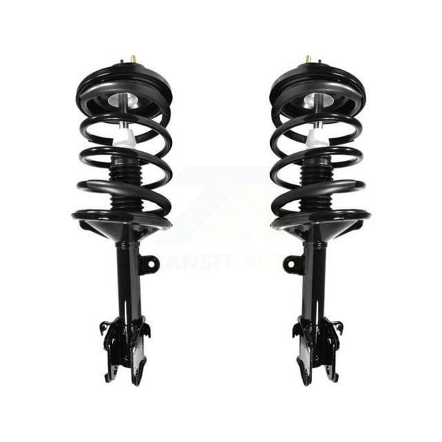 Transit Auto Front Complete Suspension Shocks Strut and Coil Spring Mount Assemblies Kit for Car Honda Pilot Acura MDX - Left Right Side (Driver Passenger) K78A-100151