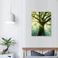thumbnail image 4 of BCIIG Sunlight Trees Print Canvas Wall Art Home Office Decor 12x16 in, 4 of 5