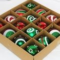thumbnail image 6 of HongHeng Clearance Under $2.00 Christmas Tree Pendant Christmas Gift Box Set Painted and Electroplated Round Pendant Electroplated Christmas Decoration, 6 of 9