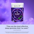 thumbnail image 6 of OLLY Sleep Gummy Supplement, 3mg Melatonin, L-Theanine, Chamomile, Blackberry Zen Flavor, 120 Ct, 6 of 8