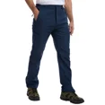 thumbnail image 4 of QPNGRP Men's Snow Ski Pants Water Resistance Fleece Lined Cargo Pants Softshell for Winter Outdoor with Zippered Bottom Legs, 4 of 12