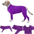 thumbnail image 6 of Dog Onesie Bodysuit Surgery Recovery Post Operative Protection Suit,Prevent Shedding Hair Anxiety Calming Shirt Jumpsuit,Long Sleeve Dog Clothe E-Collar Alternative Keep Dog from Licking Wound, 6 of 7