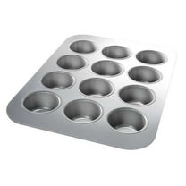 Chicago Metallic Cupcake/Muffin Pan,11 1/8 in W 45125