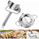 thumbnail image 1 of Wonton dumpling machine, 2PCS new stainless steel dumpling machine shape, cake dumpling noodle cutter kitchen gadget, 1 of 4