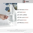 thumbnail image 6 of Stylish Single-Handle Polished Chrome Bathroom Faucet Height 6½" B-112C, 6 of 8