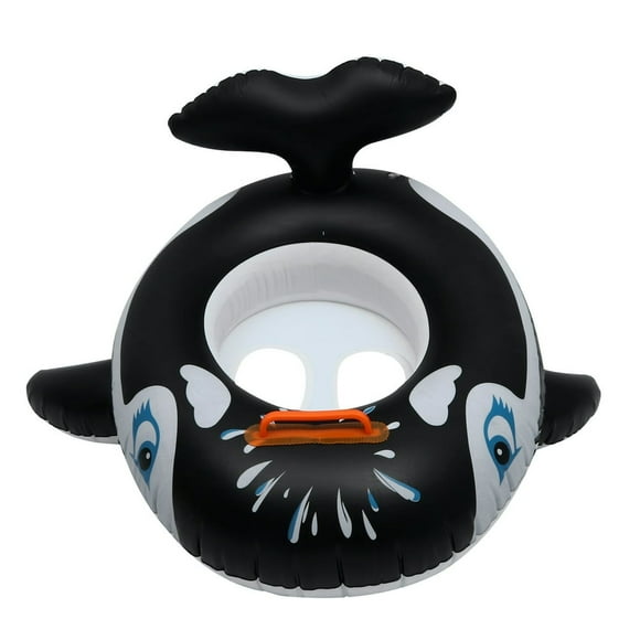 1pc Baby Swimming Ring Summer Float Seat Whale Design Baby Inflatable Pool Toy