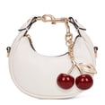 thumbnail image 1 of Bolso pequeño con asa superior JQWSVE de piel sintética para mujer, color blanco, 1 of 6