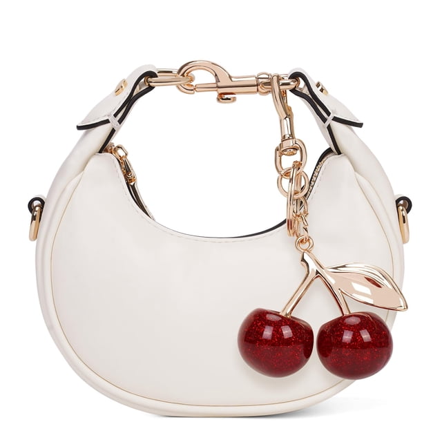 Bolso pequeño con asa superior JQWSVE de piel sintética para mujer, color blanco
