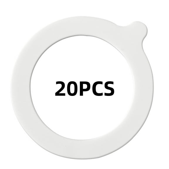 20pcs Silicone Replacement Sealing Rings Gaskets for Mason Jars Airtight